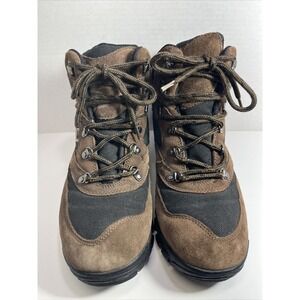 Coleman Women's 9 Hiking Shoes Boots‎ Brown Black Lace Up Camping